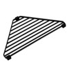 Yamazaki Home Corner Sink Steel | Drainer Tray, Alloy, Black,