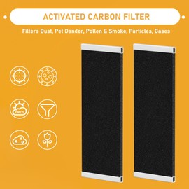 05120 HRV Air Exchanger Filter Replacement Compatible with Venmar AVS/VanEE THH 1.0 THSF 104 HRV 2600 HR 2.6 HEPA 3100 HF 3.1, 13-1/4 x 3-1/2 Inches, 2 Pack