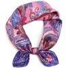 STARWHISPER 100% Pure Mulberry Silk Scarf-27''x27'' 14MM Pure Silk Twill