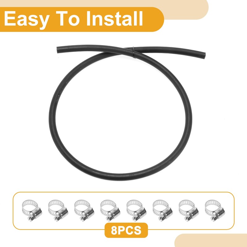 X AUTOHAUX 1/8" Fuel Line Kit 3.28ft Vacuum Hose Automotive