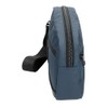 Pepe Jeans Hoxton Black and Blue Polyester PU Shoulder Bags