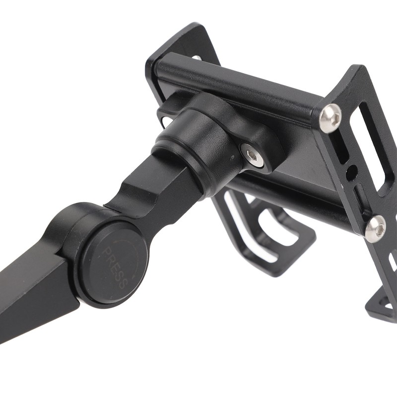 Bike Stem Phone Mount Holder Aluminum Alloy Adjustable Bicycle Phone