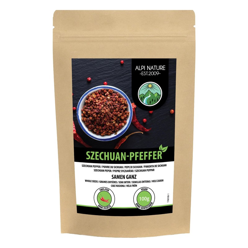 Whole Szechuan pepper, 100% natural Szechuan pepper, green Szechuan peppercorns