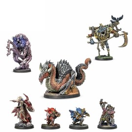 Dungeons & Lasers: Horrors of Deuslair - 15 Miniatures with Scenic Bases - DND Figurine Set for Tabletop RPG Games 5E Compatible - Unpainted and Unassembled - Ages 14+