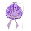 TOVINANNA Elegant Long Bonnet Sleeping Cap Hair Bonnet Tie for
