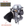 Carburetor with Intake Manifold Boot for Polaris Magnum 425 (95-98)