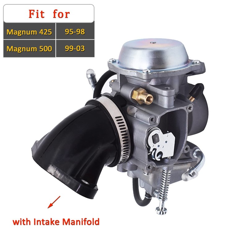 Carburetor with Intake Manifold Boot for Polaris Magnum 425 (95-98)