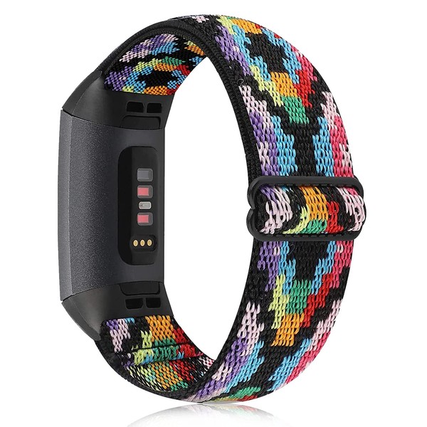 Aroloxta Elastic Nylon Fabric Bands Compatible with Charge 5 /Charge