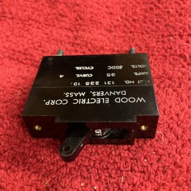 131-235-101 35 AMP 1 POLE WOOD/P&B CIRCUIT BREAKER NOS