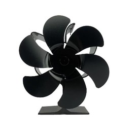 Butterfly shaped 6-blade wood burning fireplace fan, log burner safe home fireplace fan, suitable for wood/fireplace, environmentally friendly and efficient fireplace fan, thermal furnace fan, durable