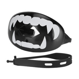 Sports Mouth Guard Shock Mouthguard TPR Athletic Mouth Guards for Football Lacrosse Hockey BasketballBlack