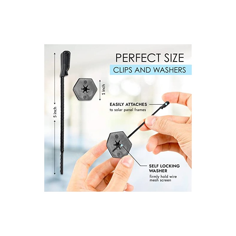 SAMU Critter Guard Fastener Clips 120Pcs Set – Premium Plastic