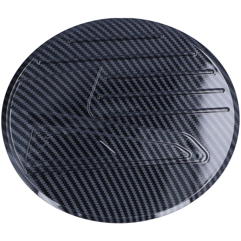 Fuel Tank Cover Trim Gas Cap Lid Carbon Fiber Style