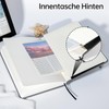 ZephyrNote Notebook A5 Lined Hardcover, Premium 80 GSM Paper, Journal