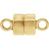 14K Yellow Round Magnetic Clasp