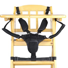 Jolik 5 Point Harness Straps, Baby Safety Strap Belt with Shoulder Pads and Guarding Pad, Adjustable High Chair Straps for Stroller Pushchair Pram Buggy High Chair Baby Harness