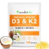 【live】Acentiallabs Vitamin D3 10000 Iu Plus K2 200 mcg, 300