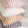 DEELAND Pack of 2,Double-Sided Faux Fur Plush Decorative Throw Pillow