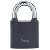 Yale Iron Padlock 38mm - Silver - Hardened Steel Shackle