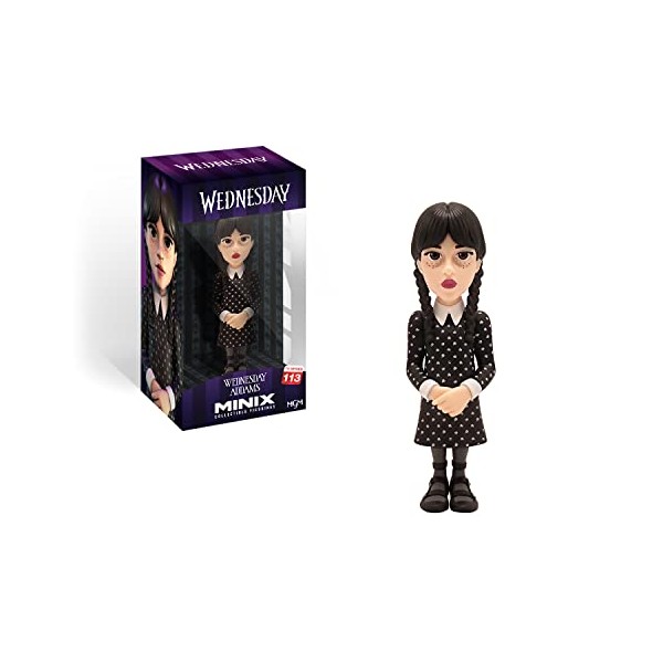 Bandai Minix Wednesday Addams Model, Collectable Wednesday Figure From The