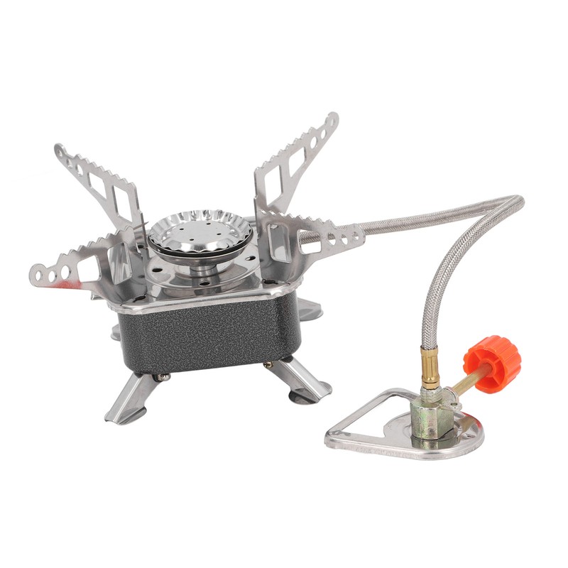 Mini Camping Stove Folding Stable Support Wind Resistant High Efficiency