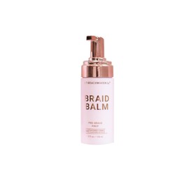 The Beachwaver Co. Haircare Braid Balm Pre-Braid Prep - Frizz-Taming Hair Primer Foam with HiX Vegan Bond Multipliers, Strengthens Hair & Reduces Flyaways - For All Hair Types, 4 Fl Oz