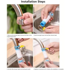 Aireador telescópico de llave giratorio de 360 grados, rociador telescópico antisalpicaduras de agua, boquilla de llave con adaptador de punta de filtro para piezas de llave de cocina y baño
