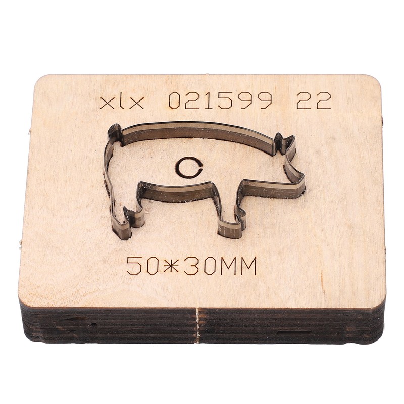 Leather Cutting Die Pig Shape Mould Punch Cutter Craft Tool
