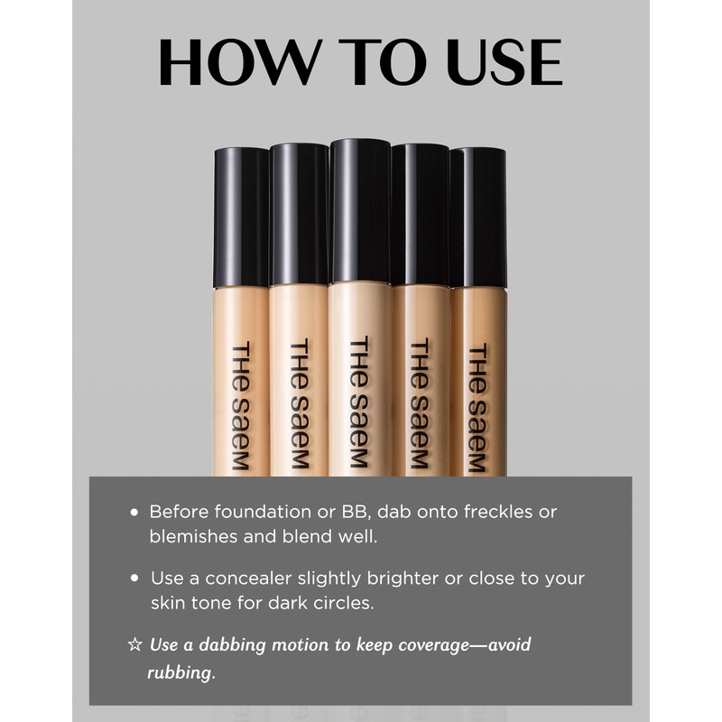 THESAEM Cover Perfection Tip Concealer SPF28 PA++ 6.5g # Brightener