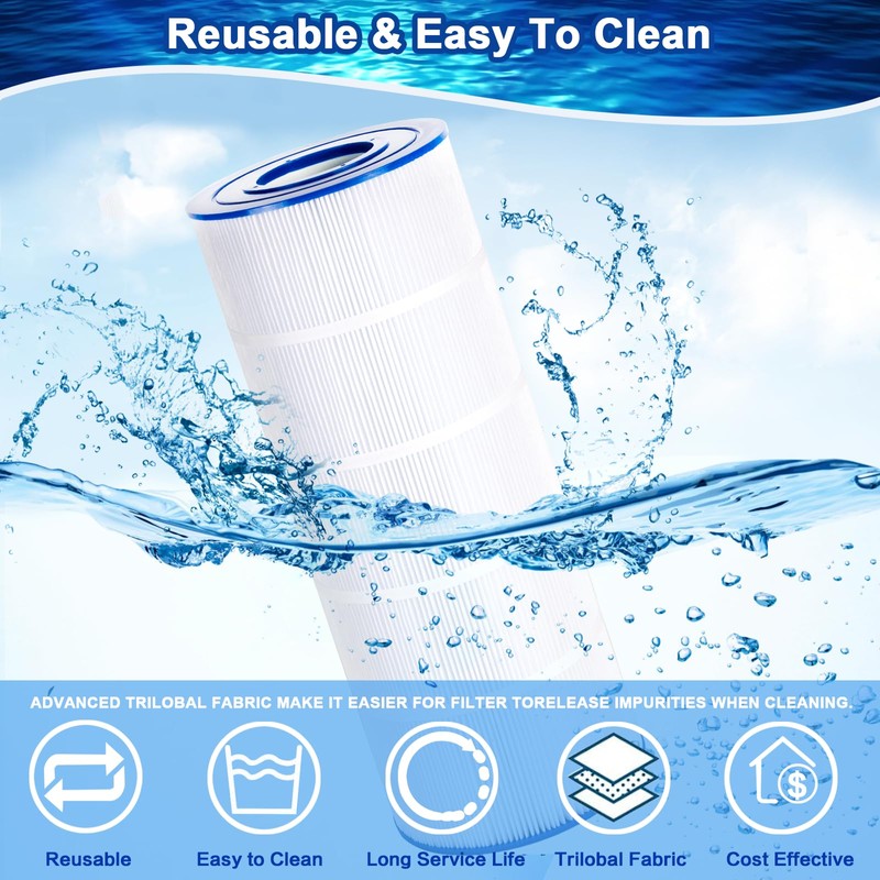 Poolimpid CS100 Pool Filter Compatible with Jandy CS100, R0462200, PJANCS100,