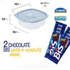 Bis Chocolate Wafers [2 Pack] Bundle with Food Container 33.8oz