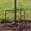 Glossy Black 72" h Replacement Pole for Large Wind Spinner,