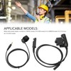 U94 PTT Adapter Cable Walkie Talkie Headset Adapter with Key