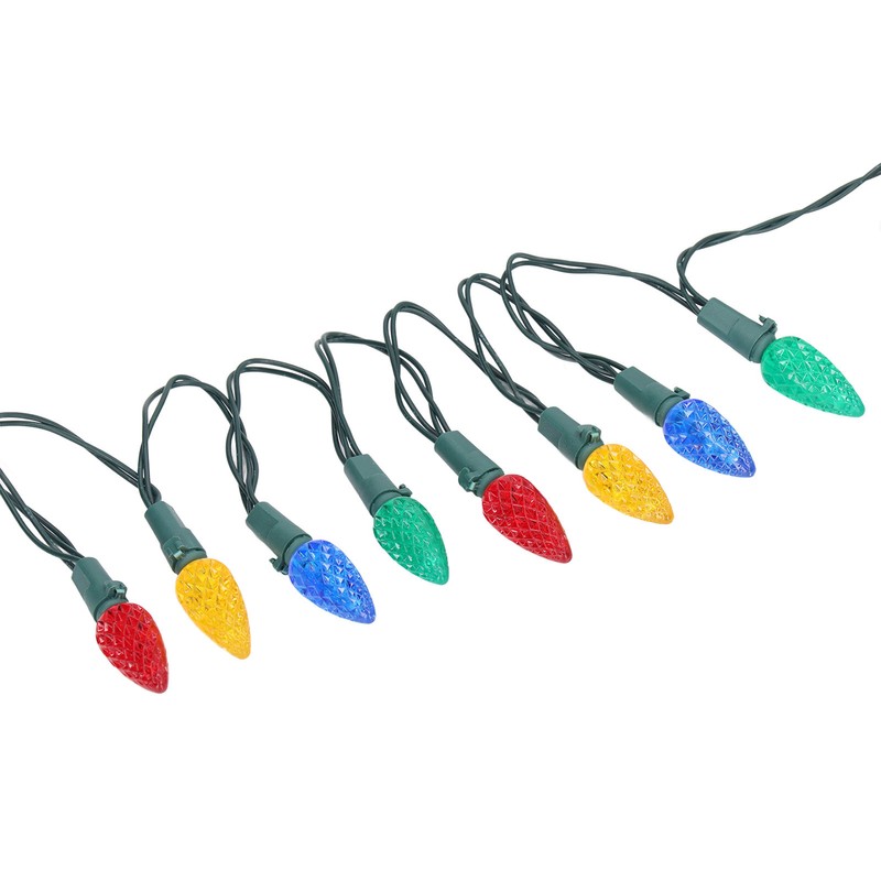 Solar Decorative Lights Strawberry Shape Waterproof Plastic Battery Box Powered