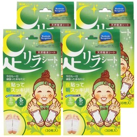 Asiri Foot Sheet Relaxation Foot Patch Mugwort Scent, 30 Sheets, 4 Pieces / 아시리라 풋 시트 릴랙스 발패치 쑥향, 30매입, 4개