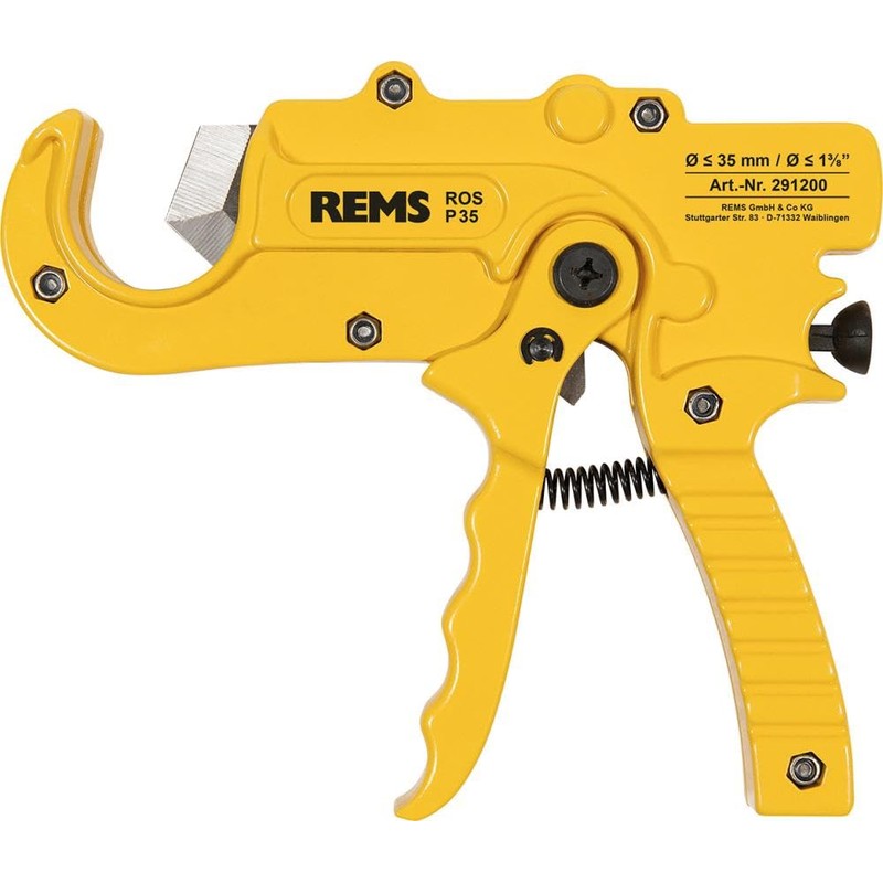 Rems ROS P 35 A 291220 Single-Handed Pipe Shears with