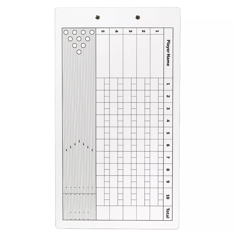 Murray Sporting Goods Bowling Dry Erase Coaches Clipboard | Double-Sided