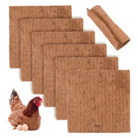 JOYIAL 10 Pack Chicken Nest Box Liners,Premium Laying Hen Nesting Pads,Chicken Coop Bedding,Poultry Supplies,Easy Clean up(size:6pcs)