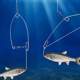 Automatic Fishing Hook Camping Fishing Device Spring Release Hook Tackle Automatic Fishing Hook KGD08129 100ea