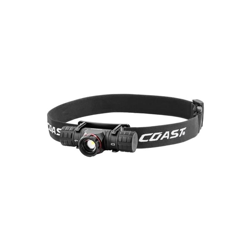 Coast XPH25R 410 Lumen USB RECHARGEABLE-DUAL POWER LED Headlamp with