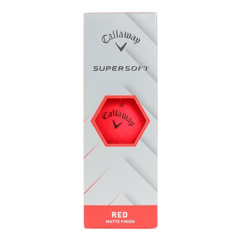 Callaway Golf Balls SUPERSOFT RED 25 3B SLEEVES (3 PACK)