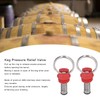 2Pcs Keg Pressure Relief Valve Ball Lock Lid Cornelius Style