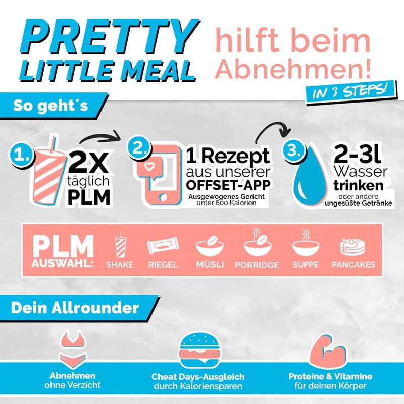 Pretty Little Meal Caramel Latte von OFFSET Nutrition, leckerer Milchshake