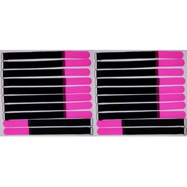 20 x 30 cm x 25 mm Resealable Velcro Cable Ties Neon Pink with Metal Eyelet - Cable Velcro Tape 300 mm Reusable