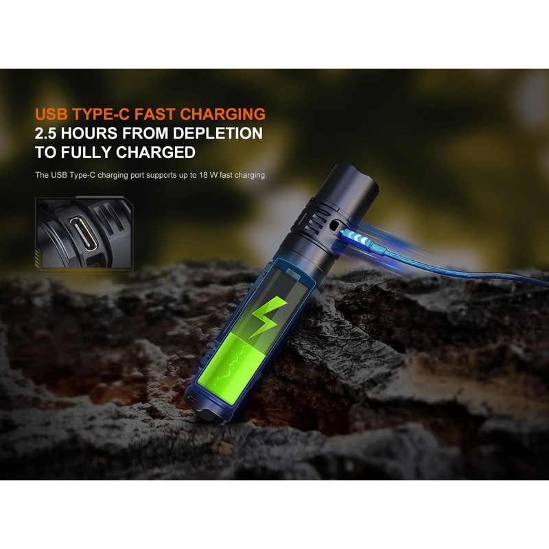 FENIX PD36R V2.0 1700lm - wiederaufladbare Taschenlampe