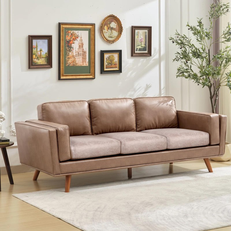 Imitation Suede Couch Seat Covers 3PCS, Stretch Individual Seat Cushion