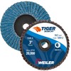 Weiler 50912 3" Bobcat Mini Abrasive Flap Disc, Flat (TY27),