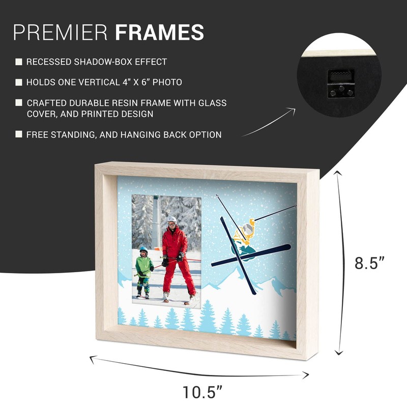 ChalkTalkSPORTS Premier Skiing Photo Frame | Airborne