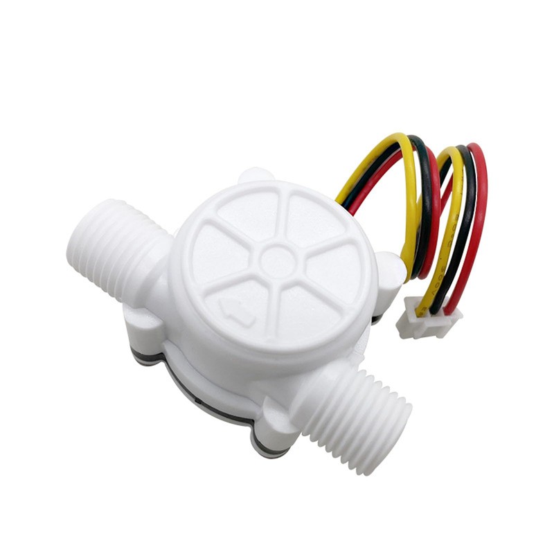 GREDIA 1/4" Water Flow Sensor Food-Grade Switch Hall Effect Flowmeter