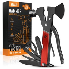 BIIB Gifts for Men, 18 in 1 Multifunctional Tool Father's Day Gift, Dad Gift, Camping Gadgets, Christmas Gifts for Men, Birthday Gift for Men Gift for Him